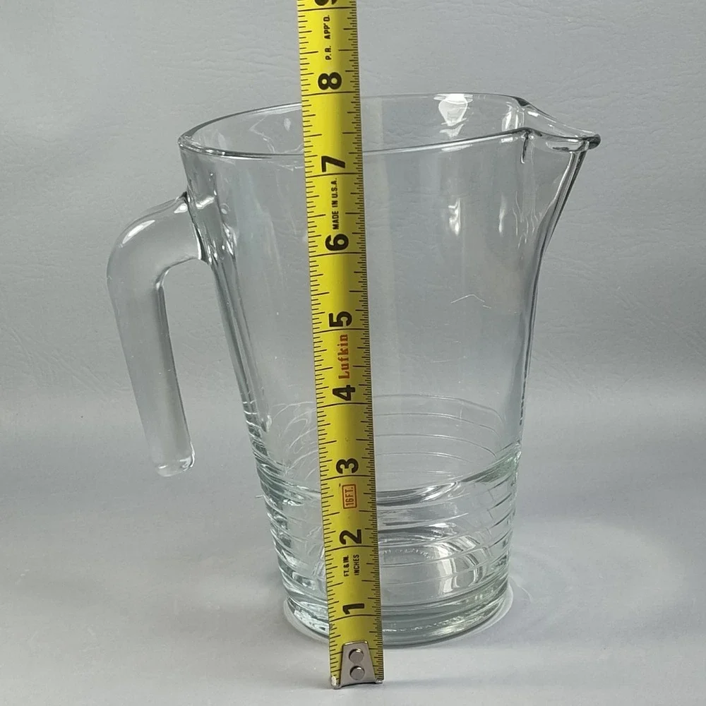 Vtg IKEA Vanlig‎ Glass Pitcher Italy 10288 Design By Henrik Preutz 34 oz Retired